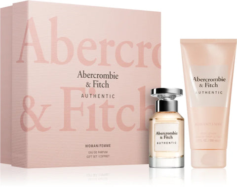 Abercrombie & Fitch Authentic Women's Gift Set 50ml EDP + 200ml Body Lotion