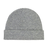 Ribbed Cashmere Beanie